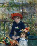 Pierre Auguste Renoir Two Sisters oil painting on canvas